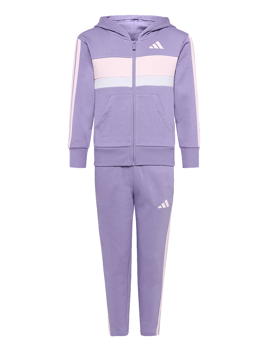 adidas Sportswear - J 3S TIB FL TS - spordidressid - maglil/clpink/fropur - 0