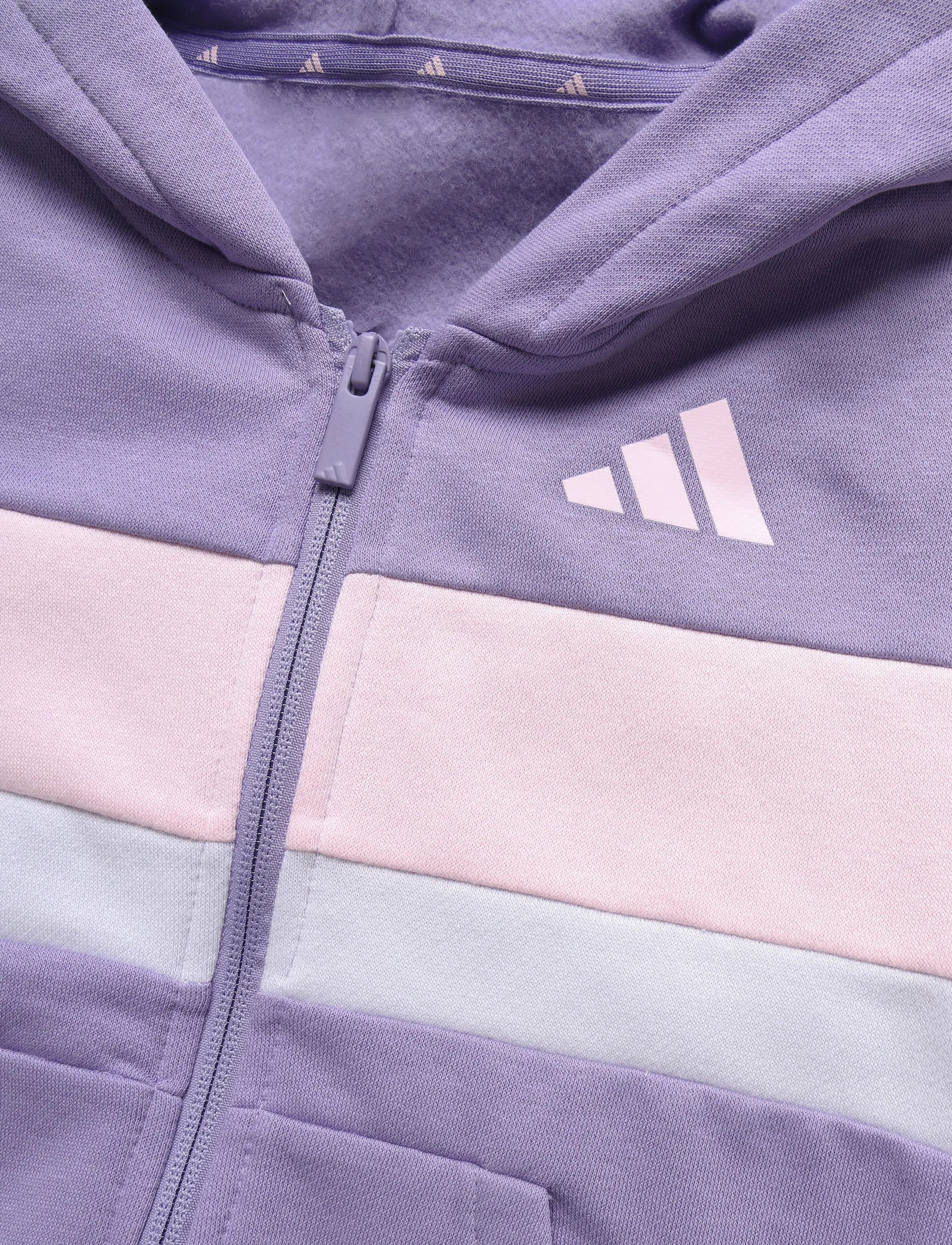 adidas Sportswear - J 3S TIB FL TS - spordidressid - maglil/clpink/fropur - 4