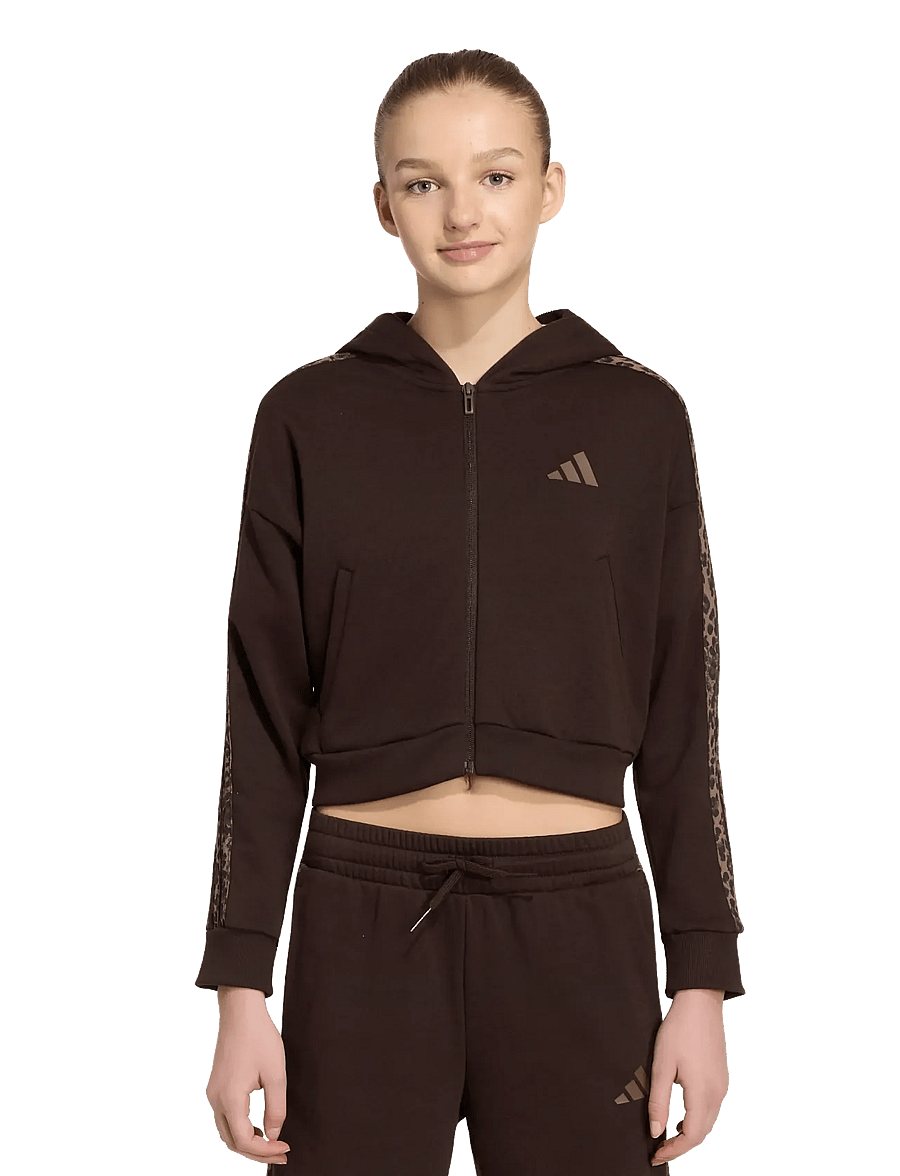 adidas Sportswear - JG AN 3S FT FZ - isolerede jakker - auco/multco/earstr - 2