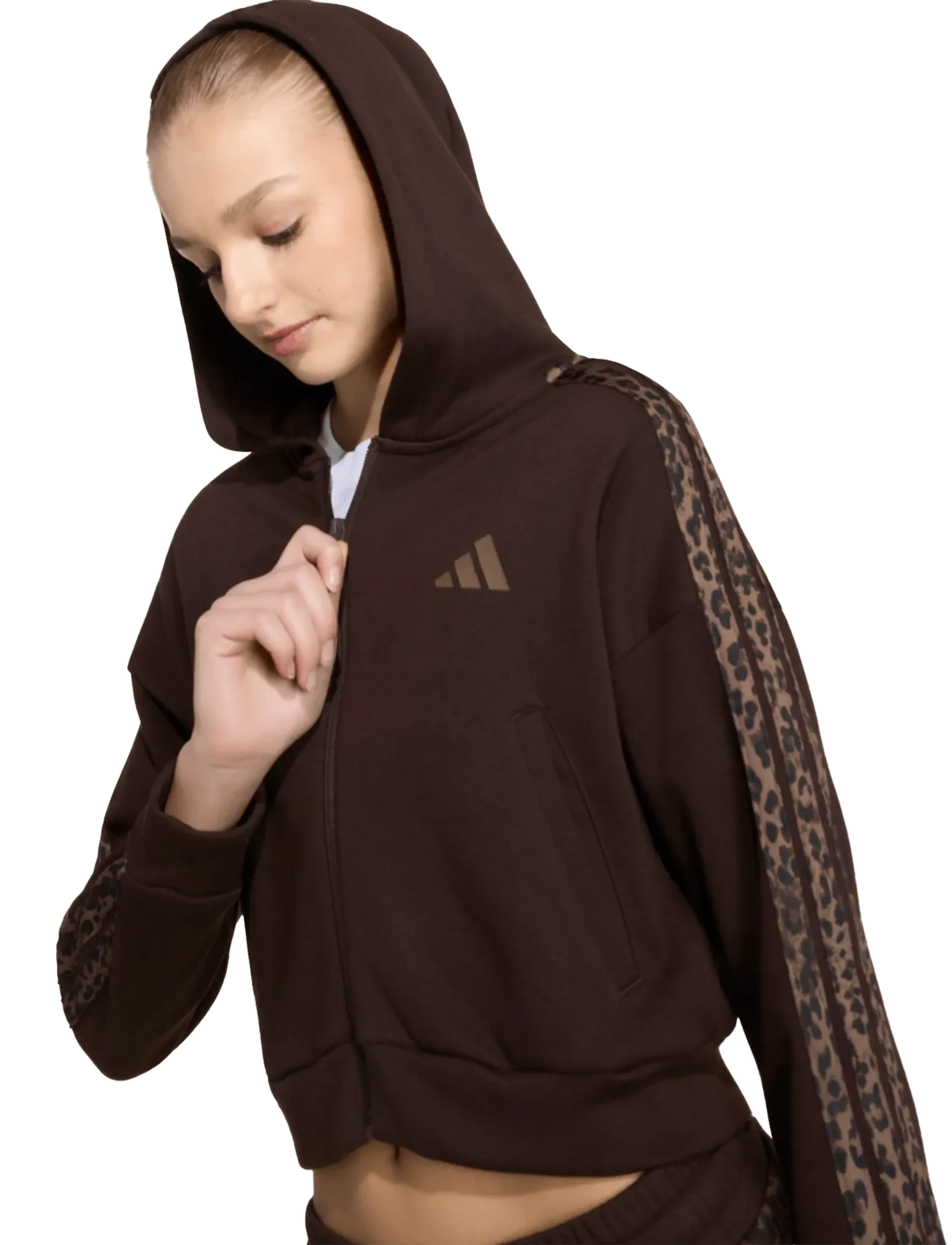 adidas Sportswear - JG AN 3S FT FZ - isolerede jakker - auco/multco/earstr - 4