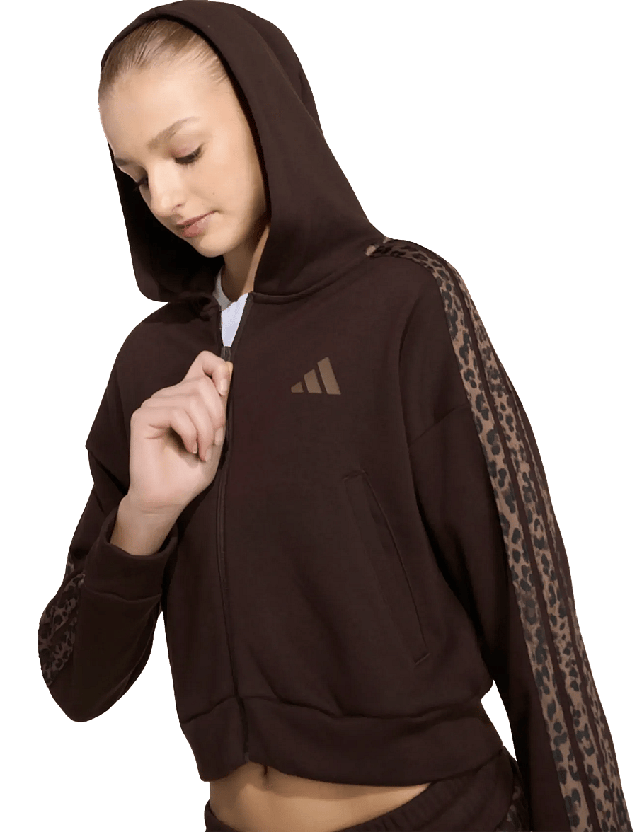 adidas Sportswear - JG AN 3S FT FZ - isolerede jakker - auco/multco/earstr - 4