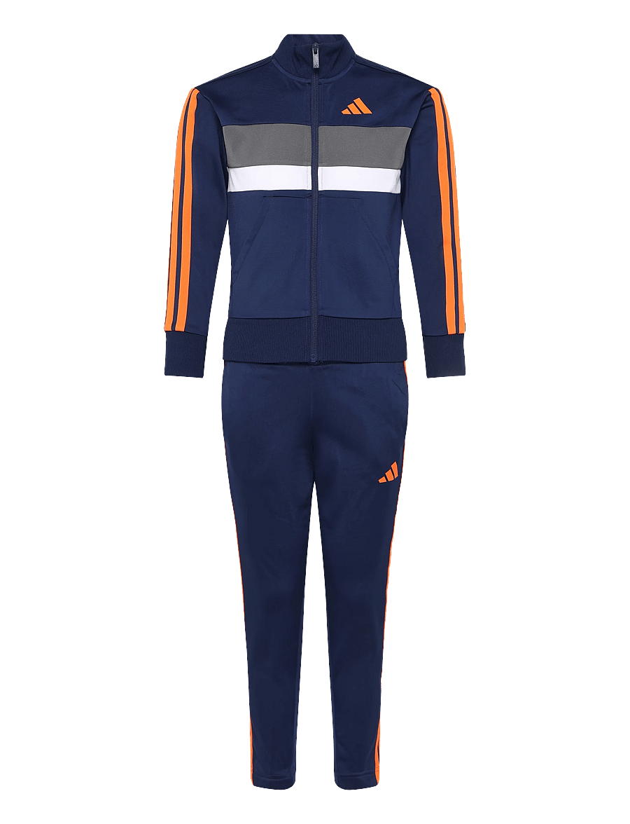 adidas Sportswear - J 3S TIBERIO TS - trainingsanzug - dkblue/puor/grefiv - 0