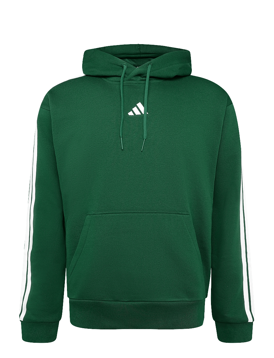 adidas Sportswear - M 3S FL HD - overdele - cgreen/owhite - 0