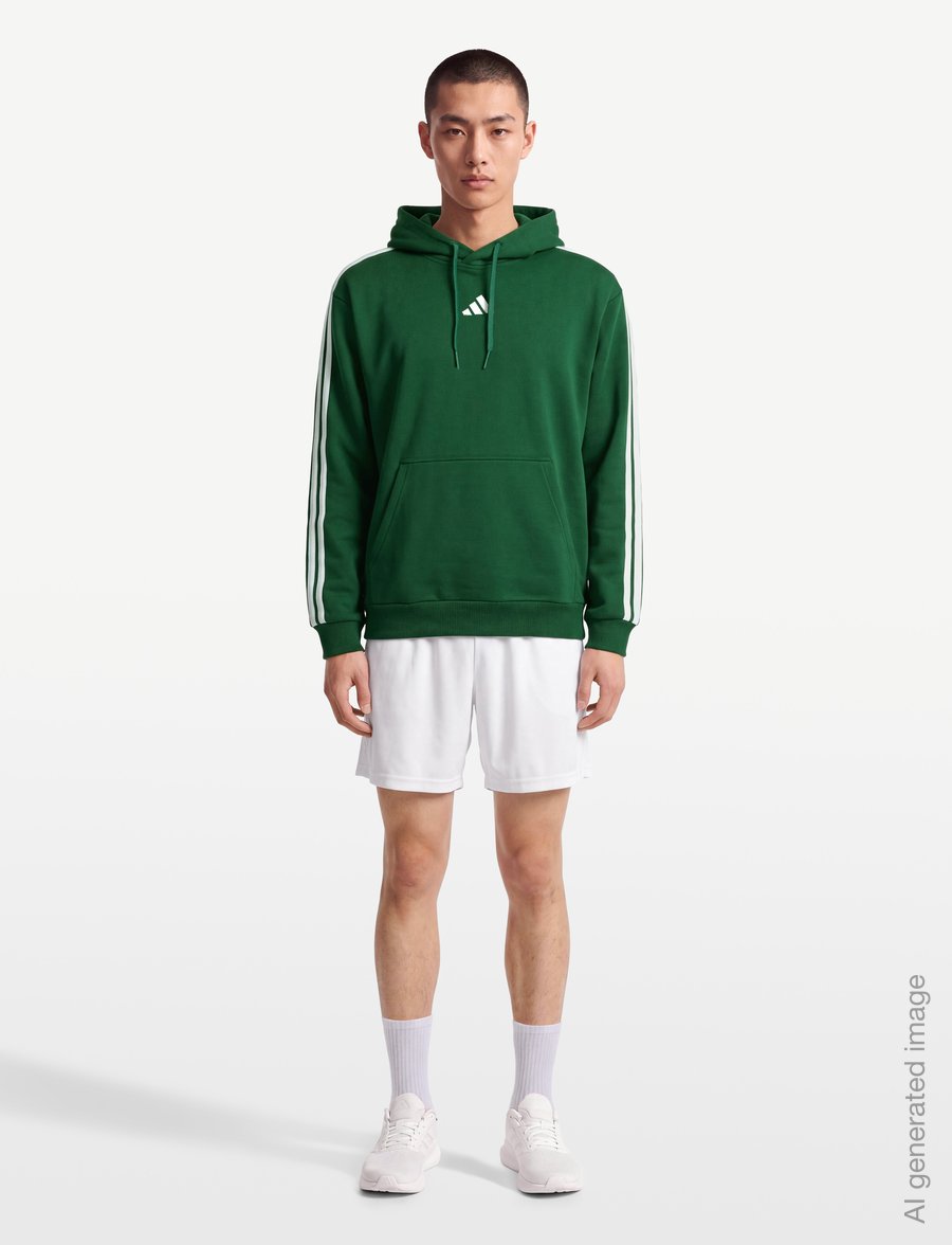 adidas Sportswear - M 3S FL HD - toppar - cgreen/owhite - 0