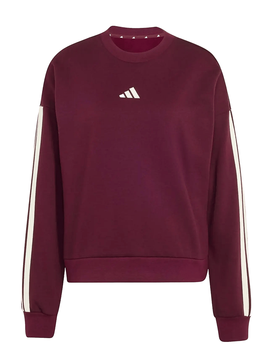 adidas Sportswear - W 3S FL SWT - overdele - maroon/ivory - 1