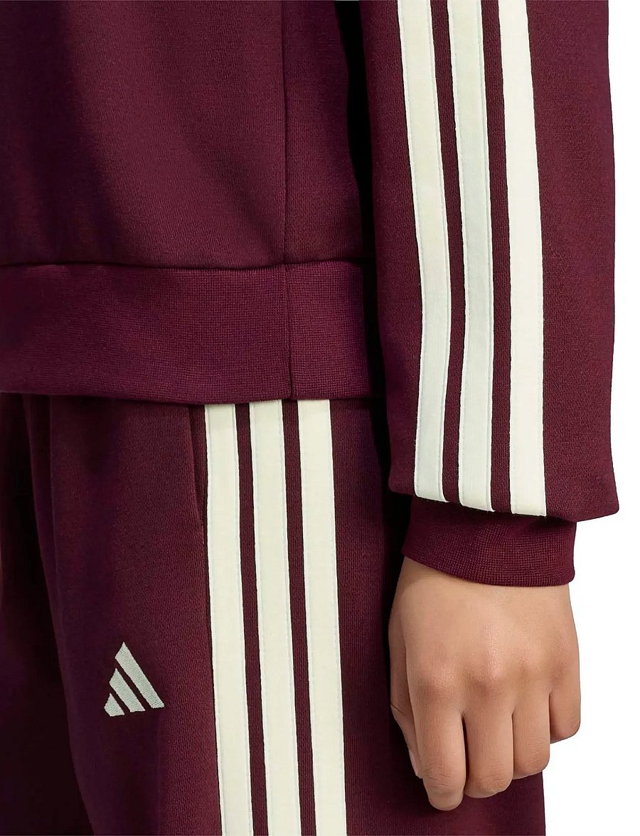 adidas Sportswear - W 3S FL SWT - overdele - maroon/ivory - 5