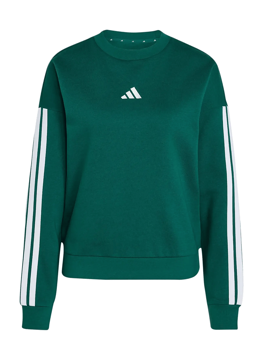 adidas Sportswear - W 3S FL SWT - sweatshirts - cgreen/ivory - 1