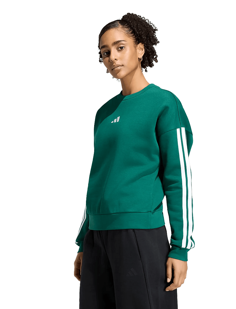 adidas Sportswear - W 3S FL SWT - sweatshirts - cgreen/ivory - 0
