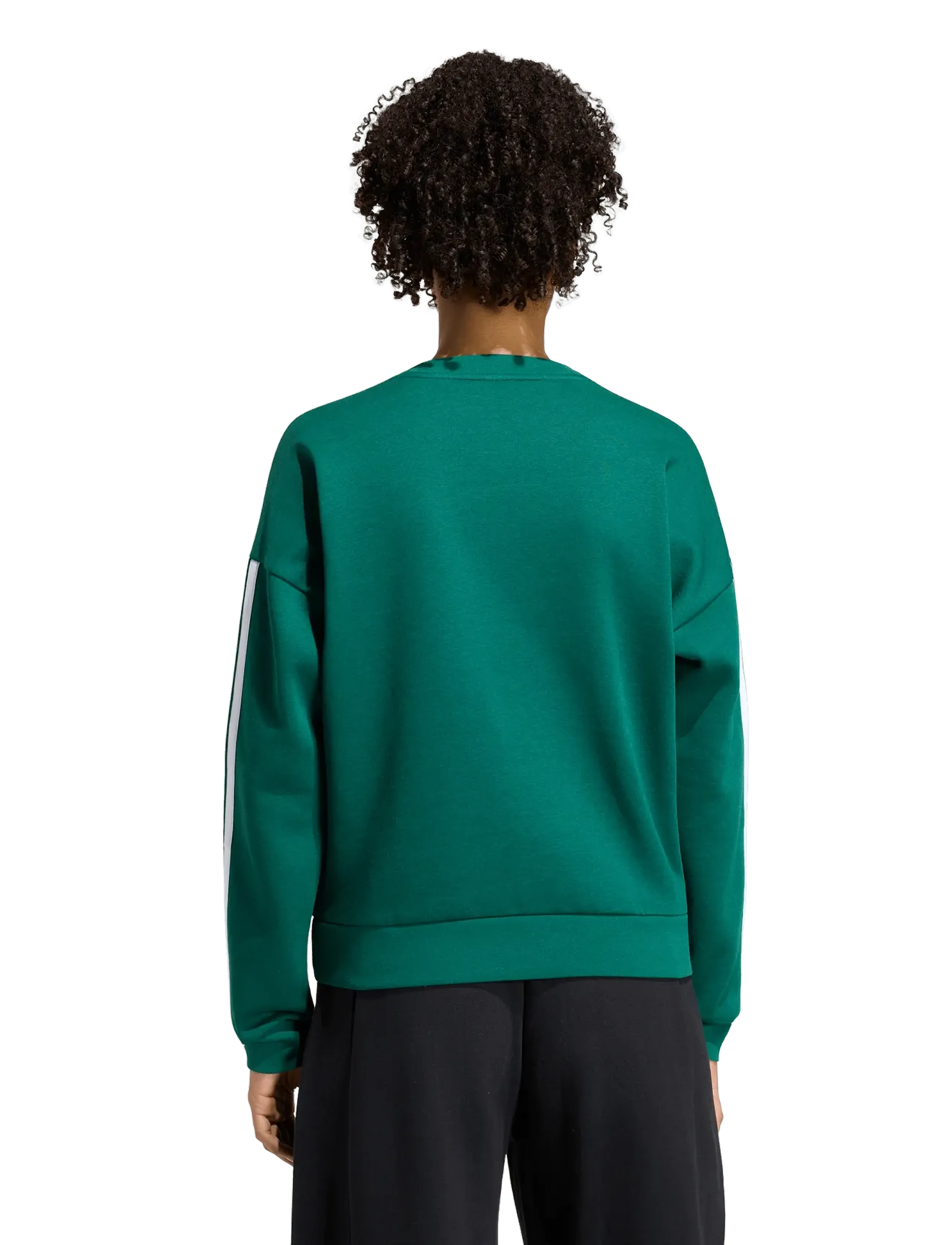 adidas Sportswear - W 3S FL SWT - sweatshirts - cgreen/ivory - 2