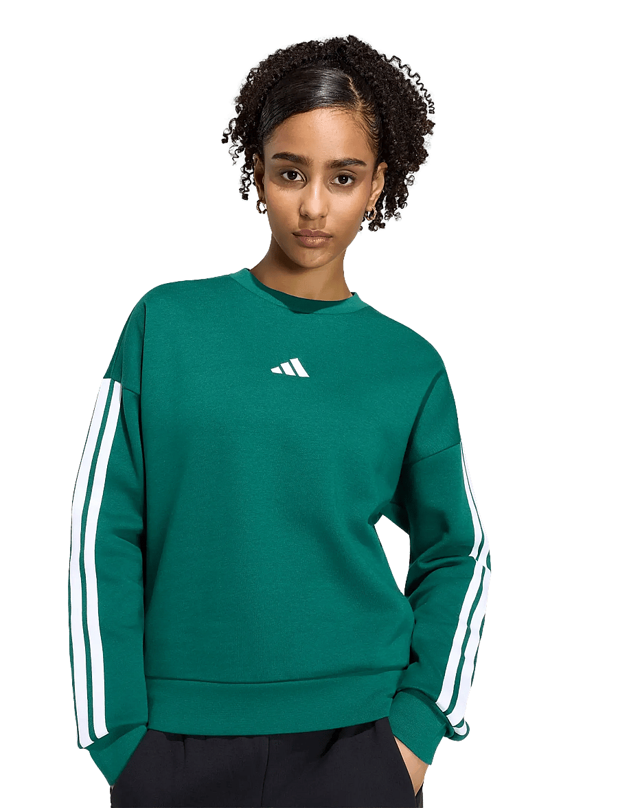 adidas Sportswear - W 3S FL SWT - sweatshirts - cgreen/ivory - 3