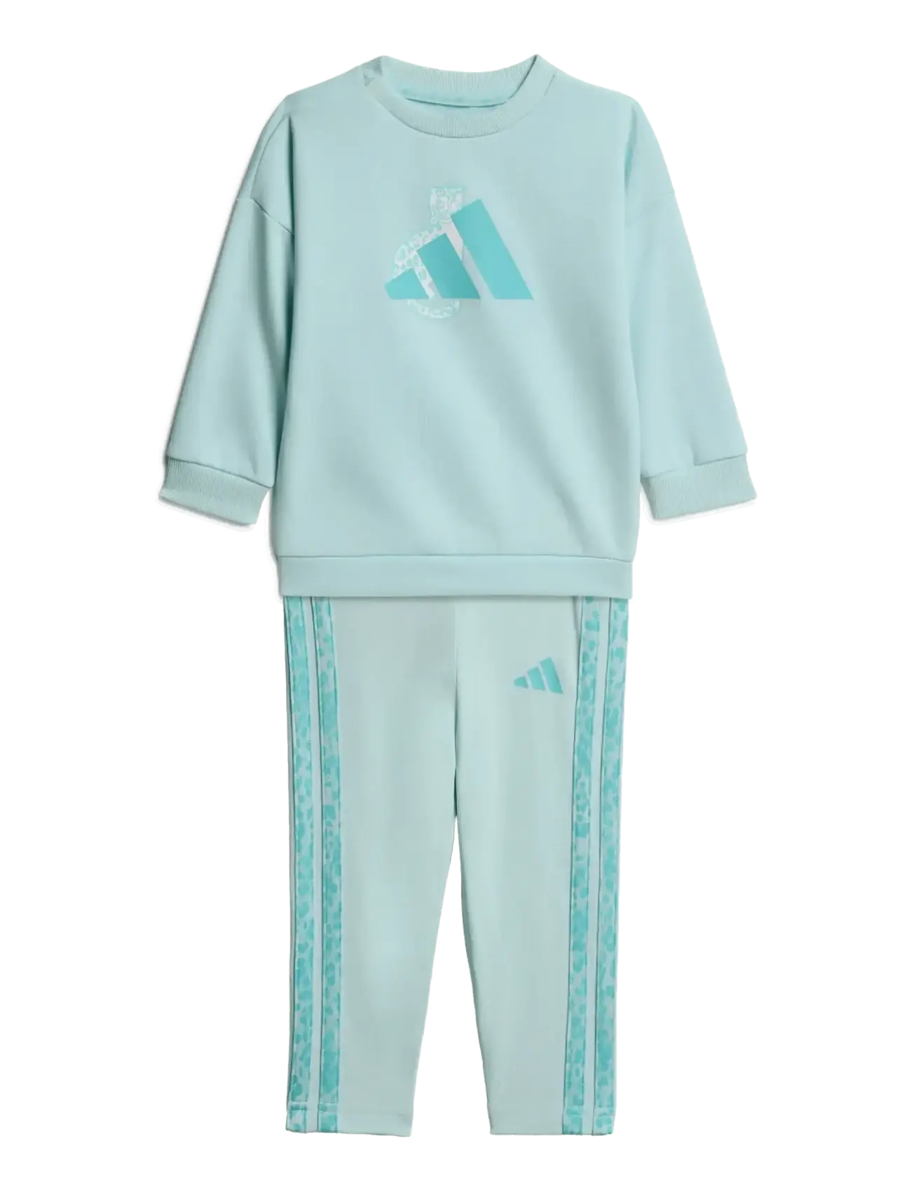 adidas Sportswear IG AN 3S SET - Joggingsæt - HALMIN/MULTCO/EASMIN / green