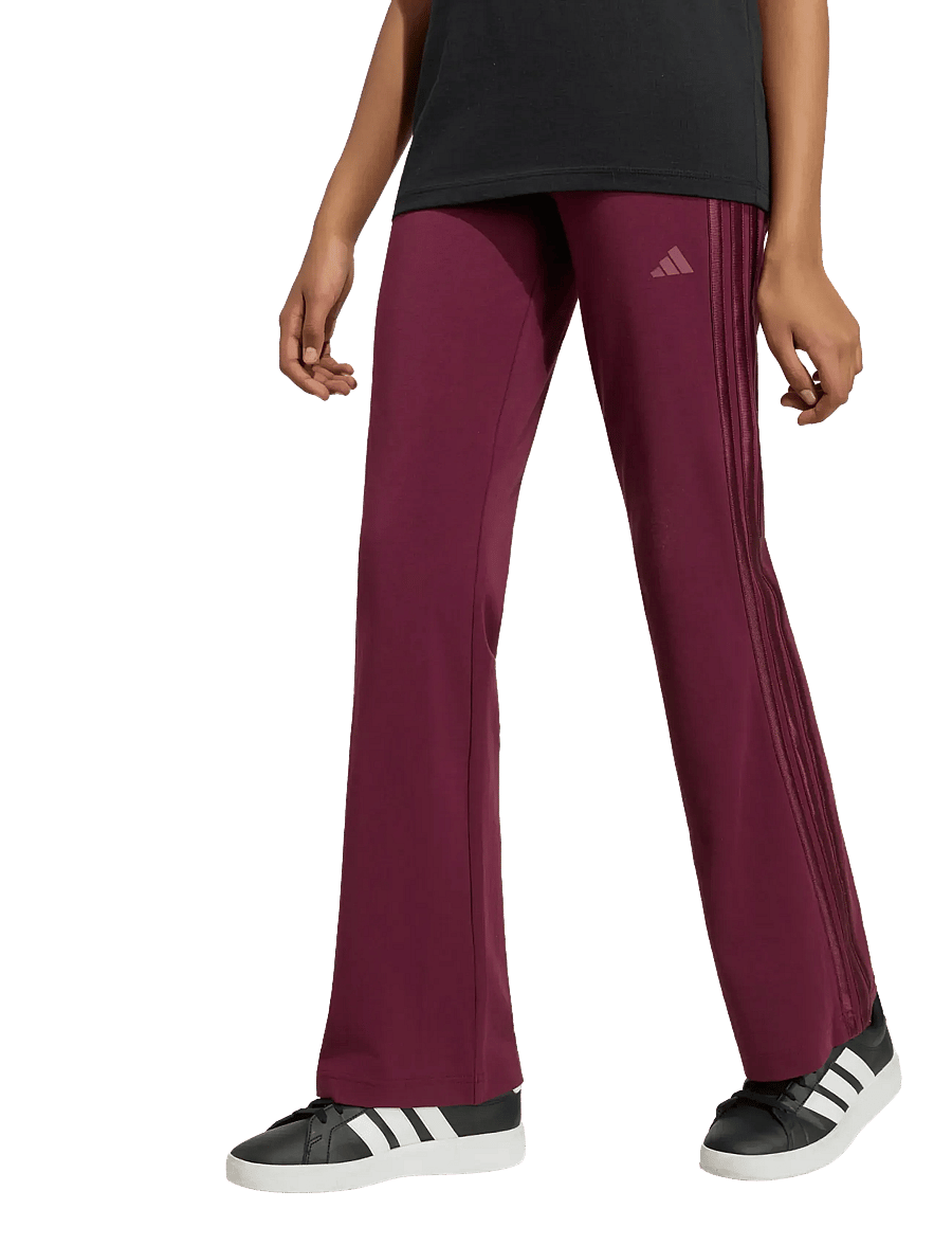 adidas Sportswear - JG SATIN FL LEG - strumpfhosen - maroon/maroon - 2