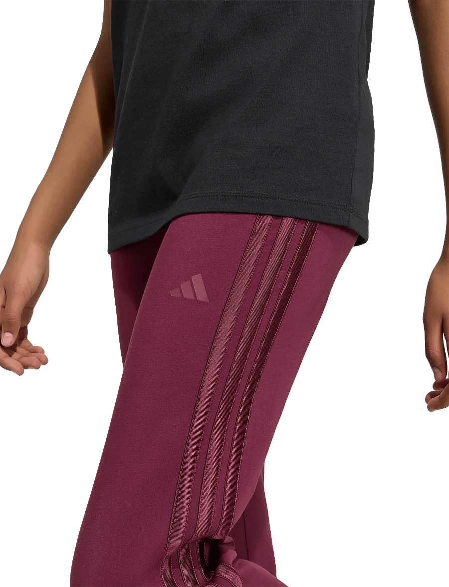 adidas Sportswear - JG SATIN FL LEG - strumpfhosen - maroon/maroon - 3