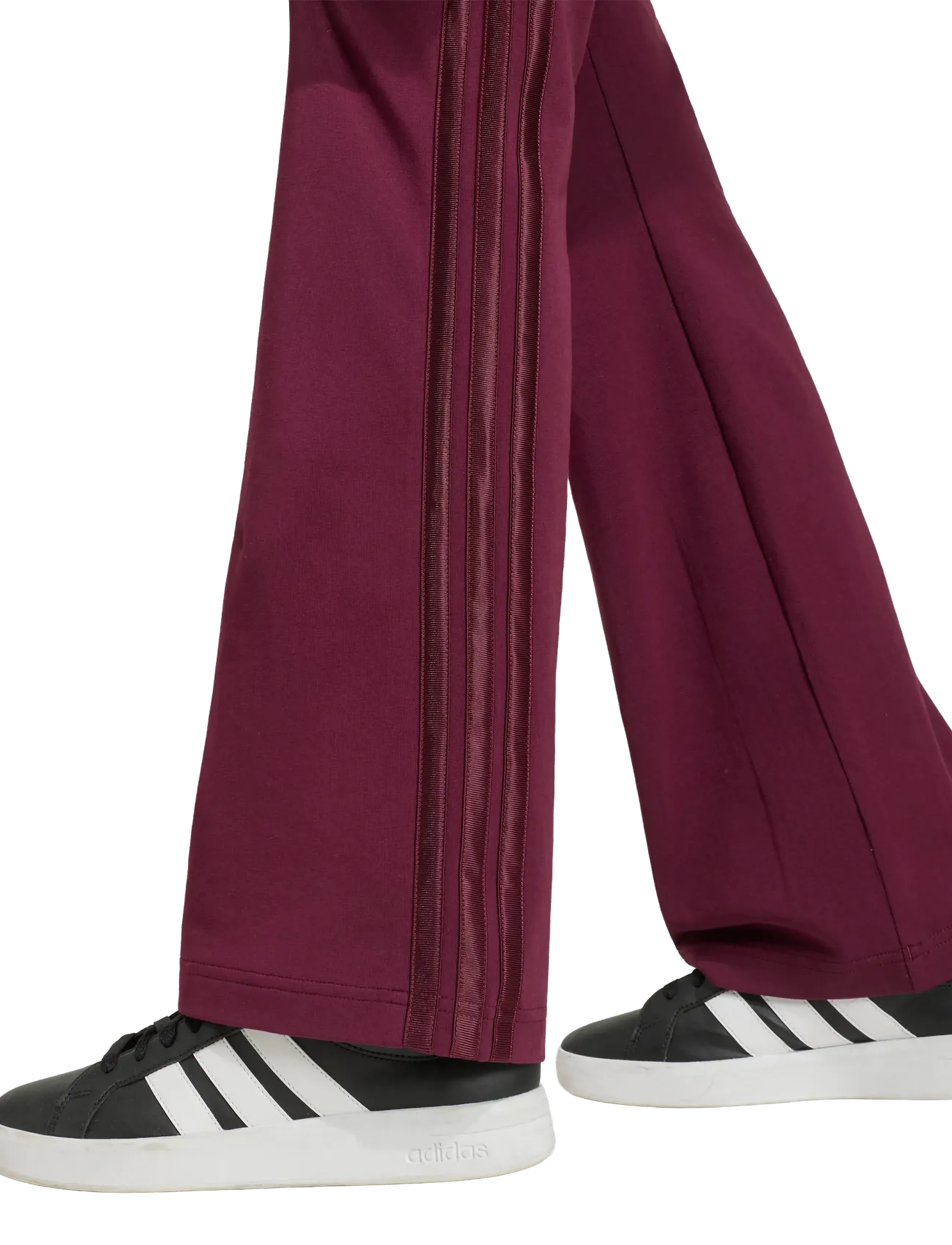 adidas Sportswear - JG SATIN FL LEG - strumpfhosen - maroon/maroon - 4