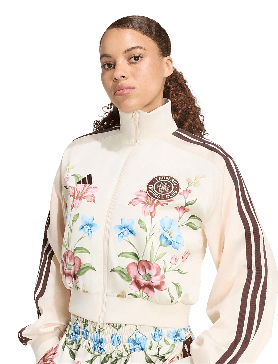 adidas Sportswear - FARM PRM JKT - träningsjackor - ecrtin/shabrn/cragrn - 3