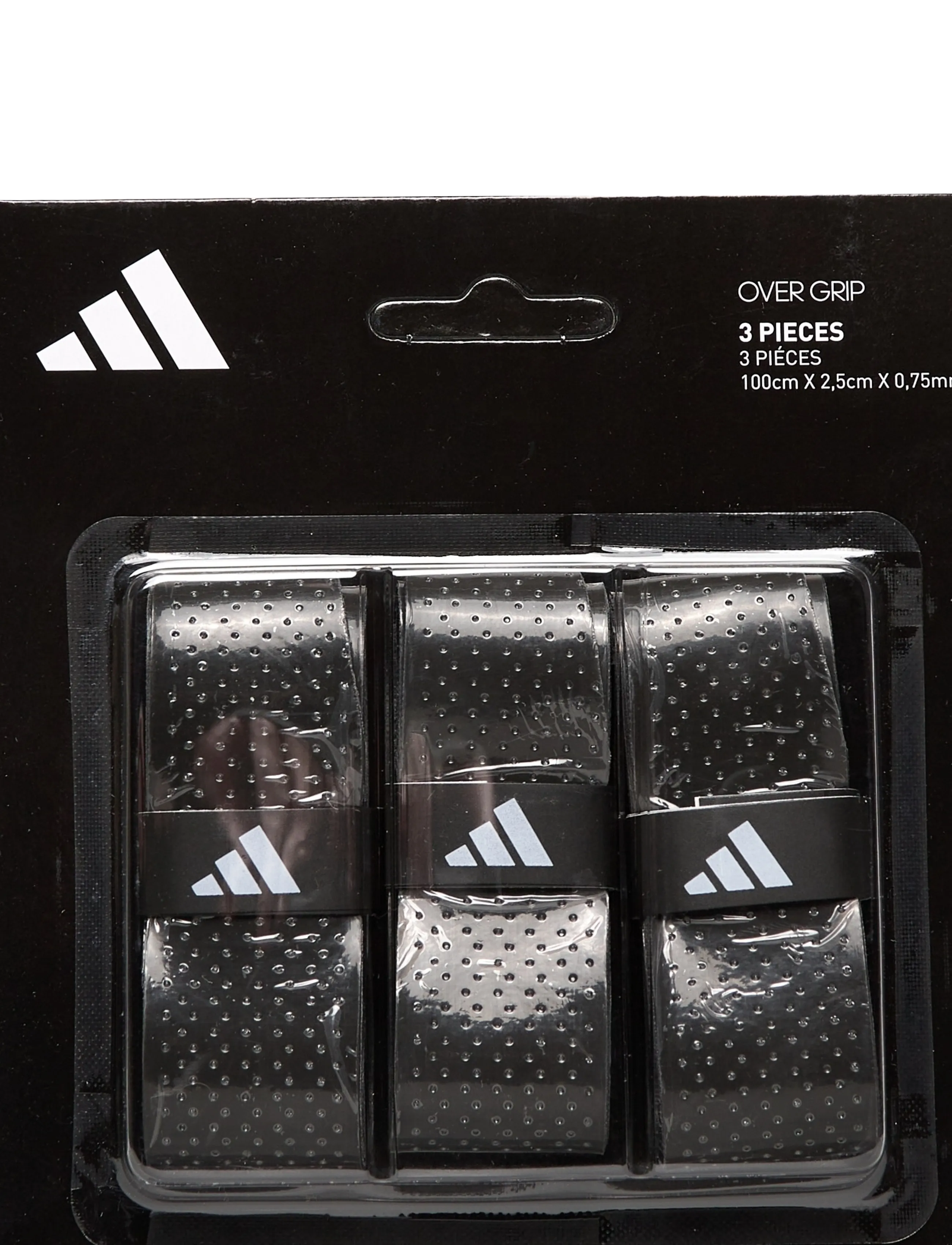 adidas Tennis Adidas Overgrip 3-pack - Schläger und Ausrüstung - U10/BLACK / black