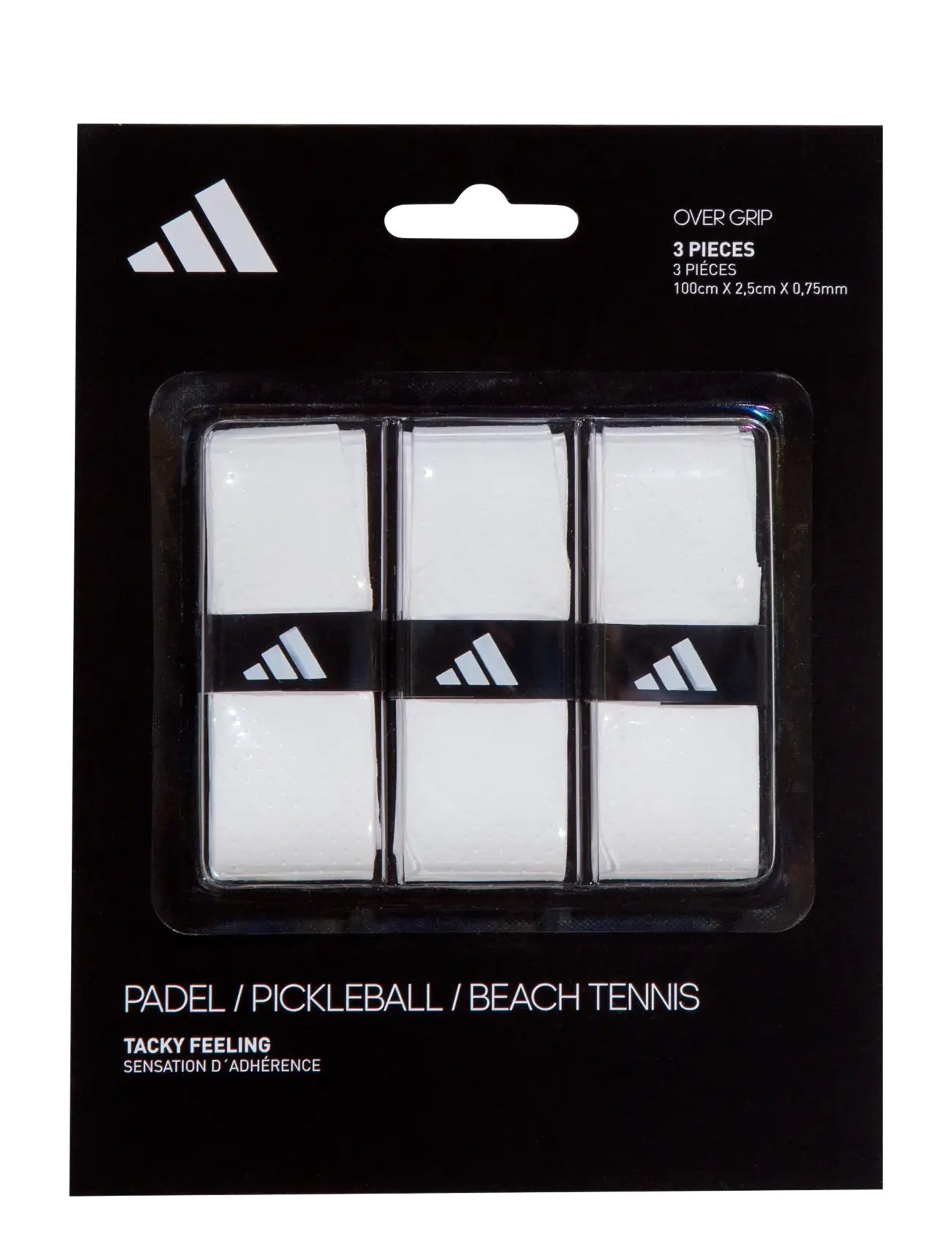 adidas Tennis Adidas Overgrip 3-pack - Ausrüstung - U11/WHITE / white