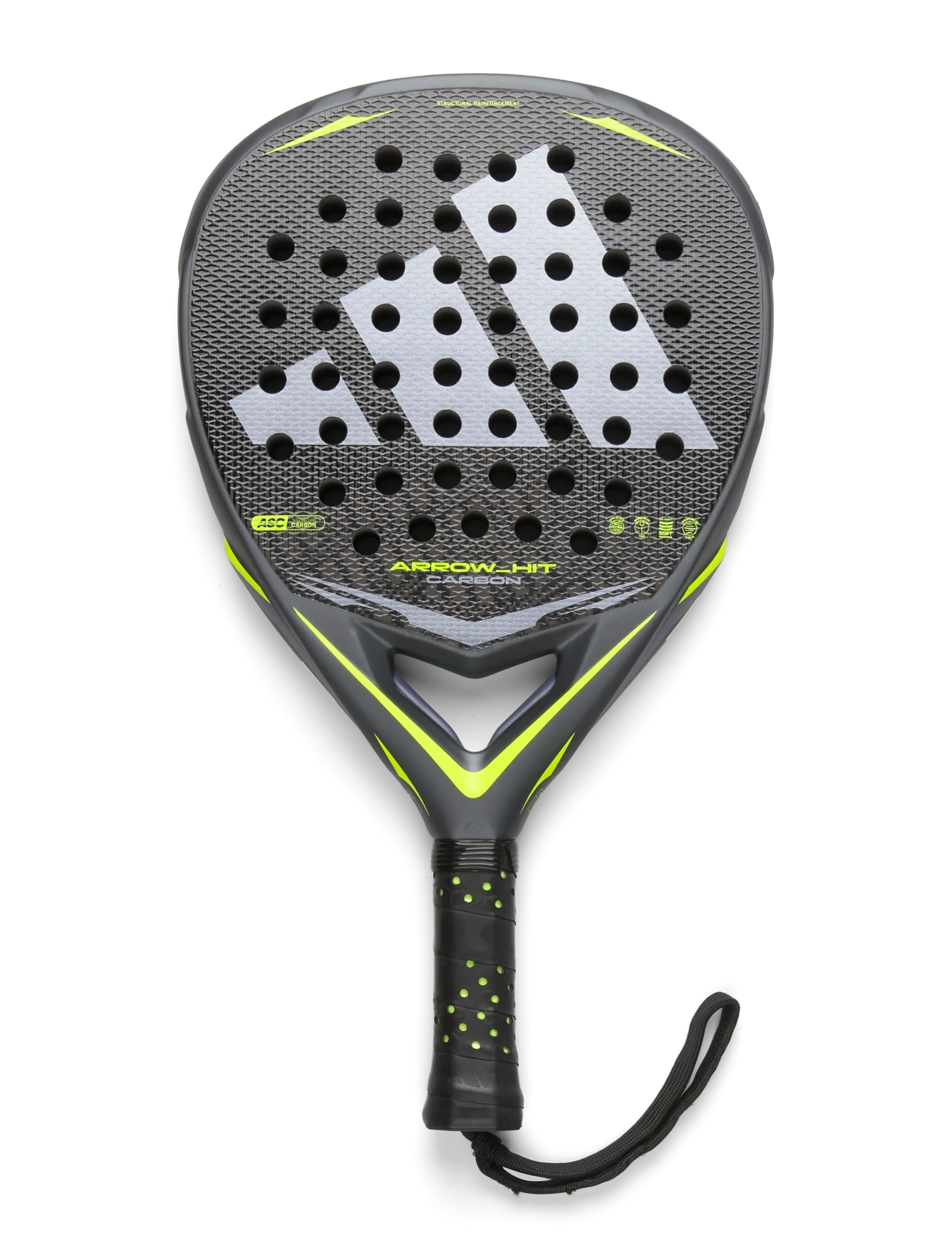 adidas Tennis ARROW HIT CARBON 2026 - Racketar & utrustning - ANTHRACITE/SILVER / black