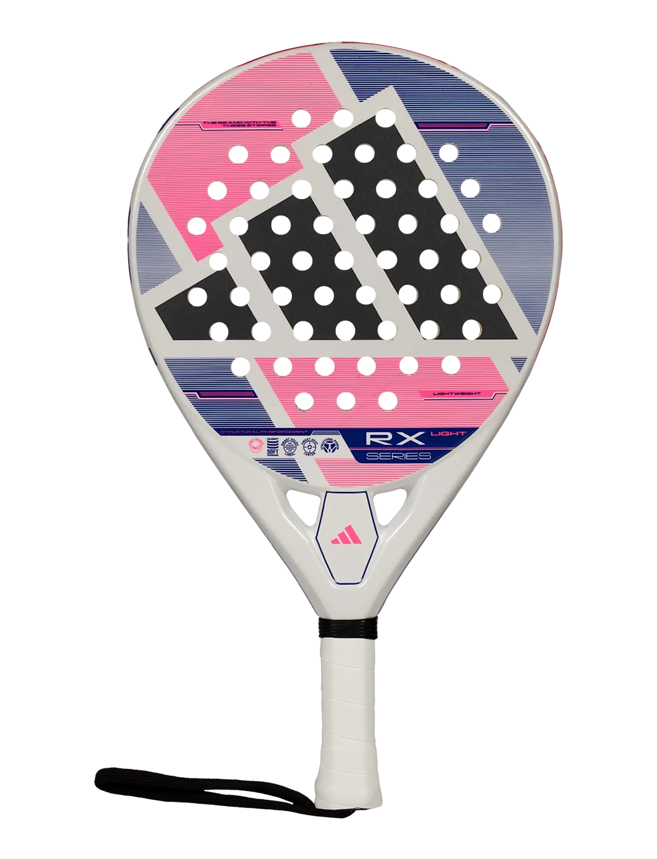 adidas Tennis RX SERIES LIGHT 2026 - Padel - WHITE/PINK / white