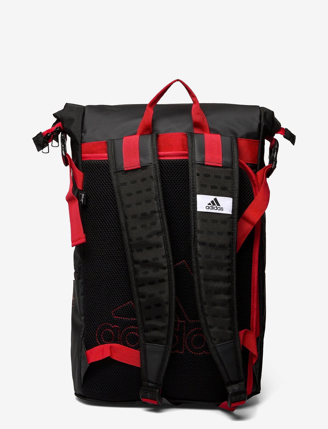 Adidas red and black backpack sale