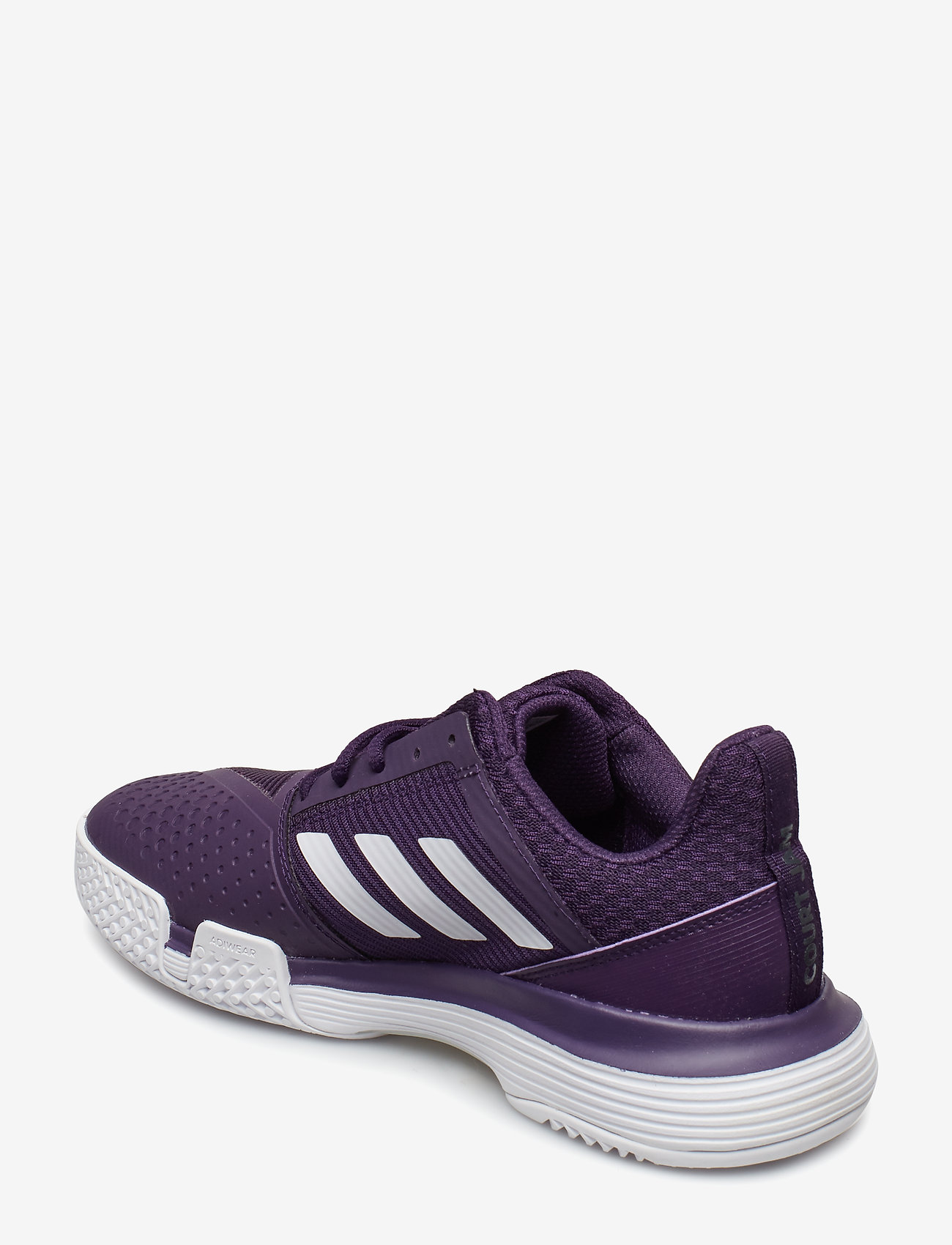 adidas Performance - COURTJAM W - legpur/ftwwht/msilve - 2