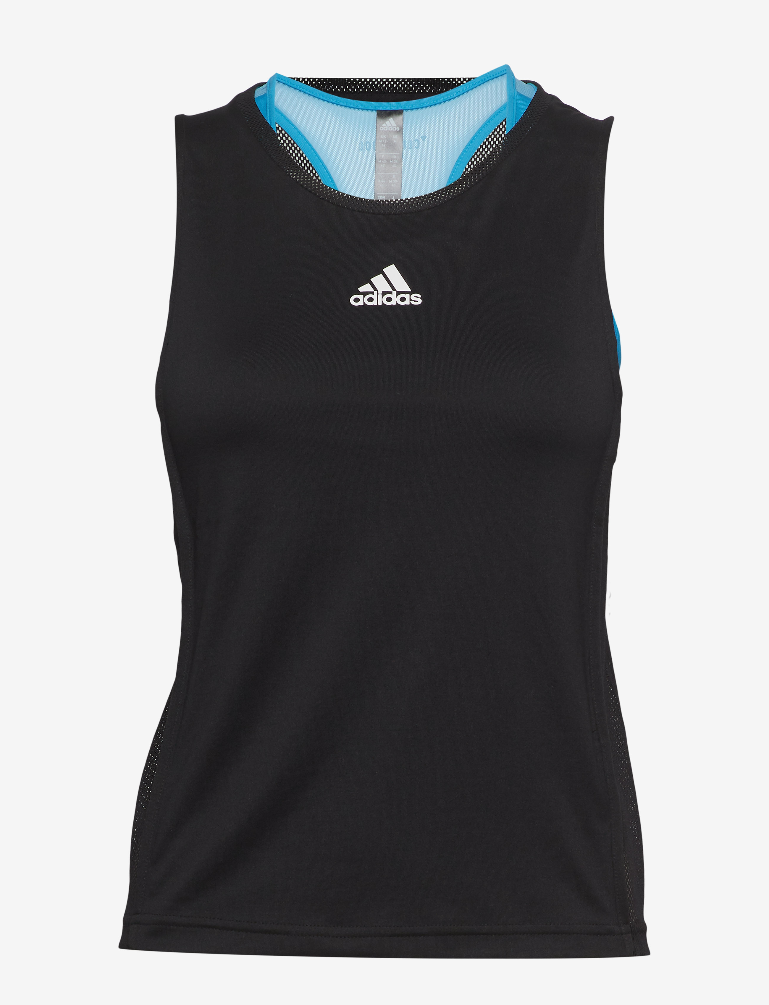 adidas Tennis - ESCOUADE TANK - black/shocya - 0