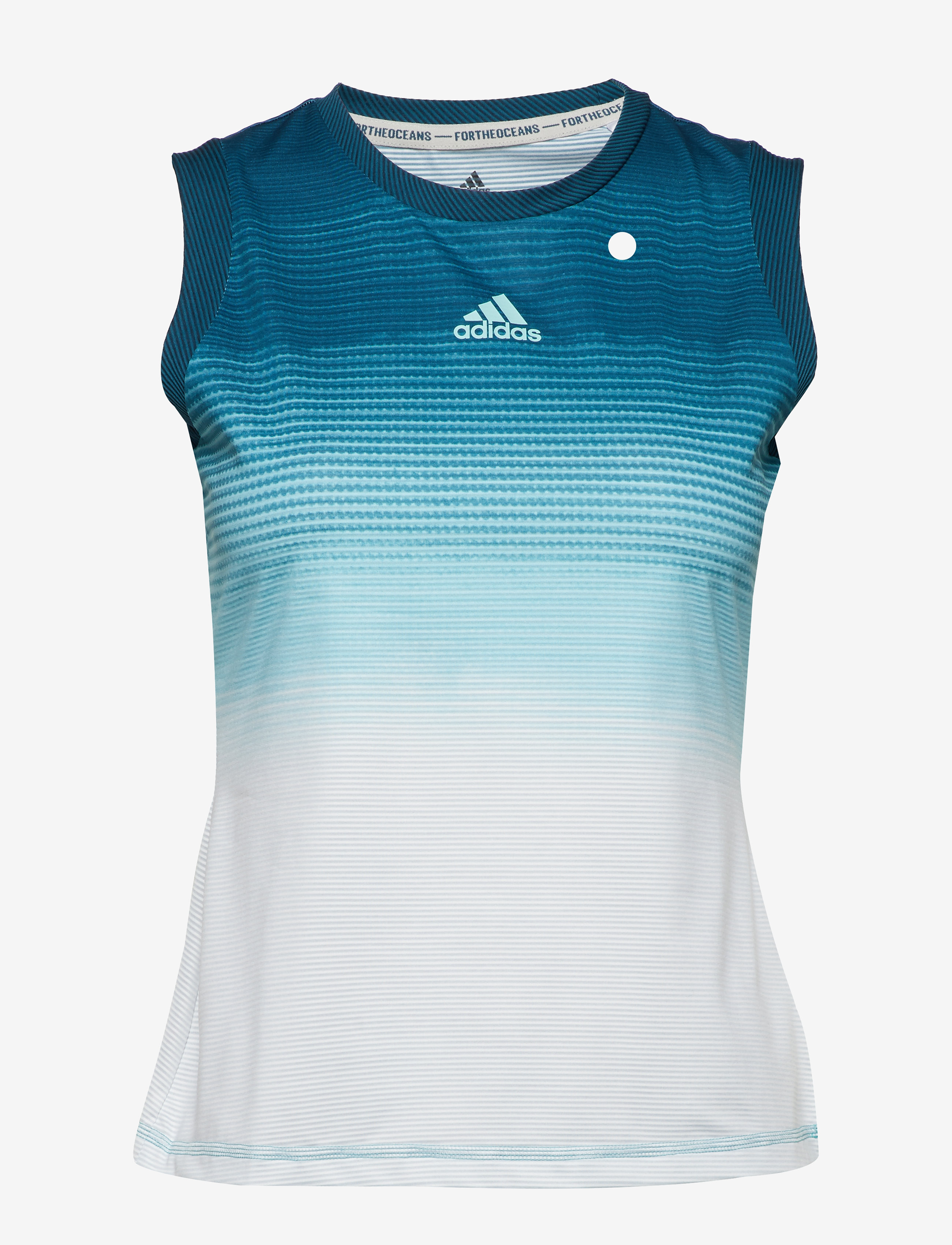 adidas Performance - PARLEY TANK W - bluspi/white - 0