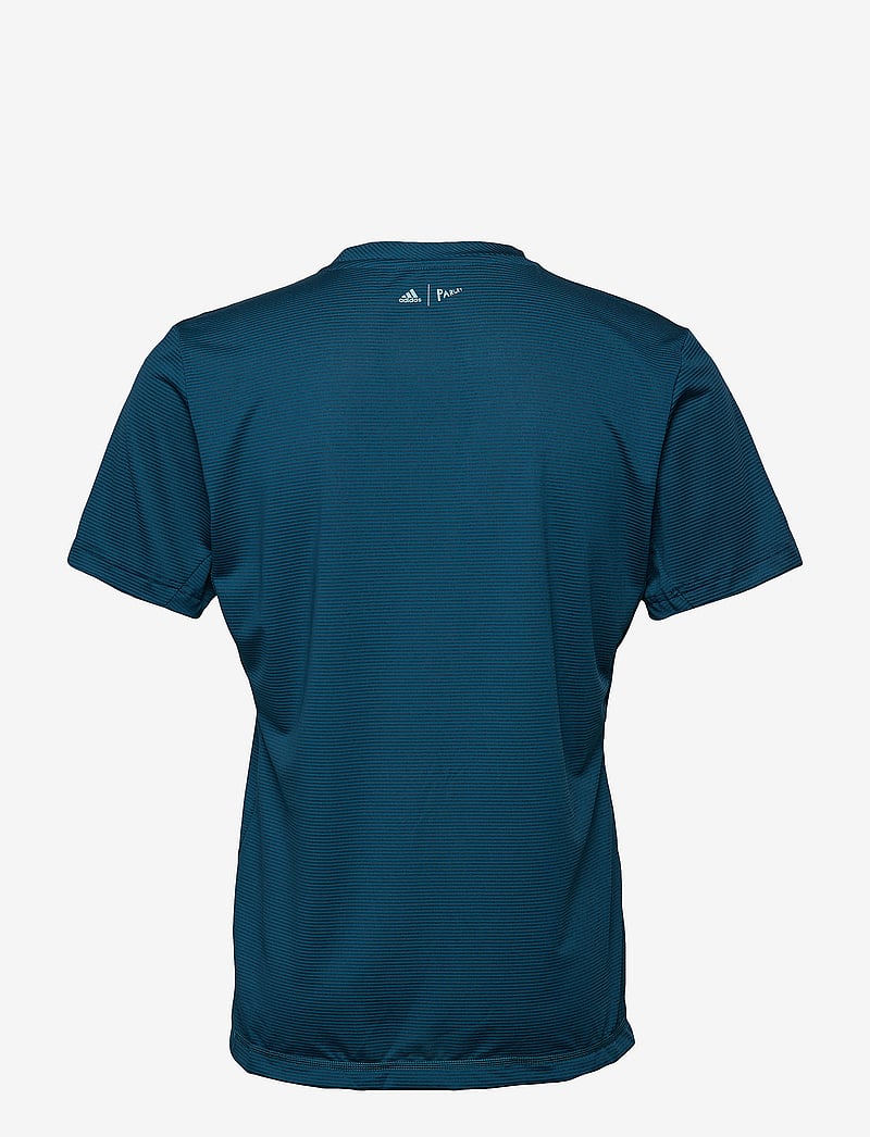 adidas Performance - PARLEY STRIPED TEE M - legink/petnit - 2