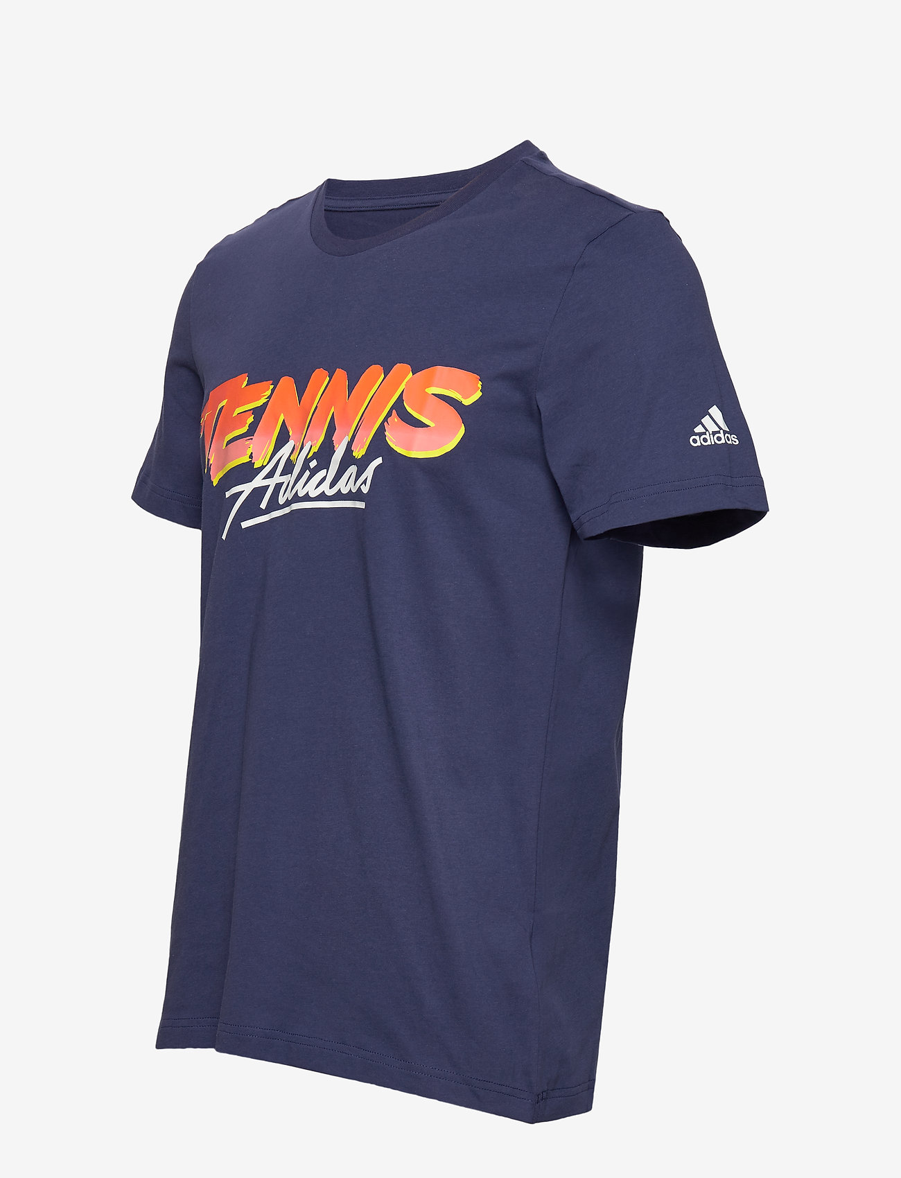 adidas Tennis - SCRIPT GRAPH TEE - tech indigo - 2