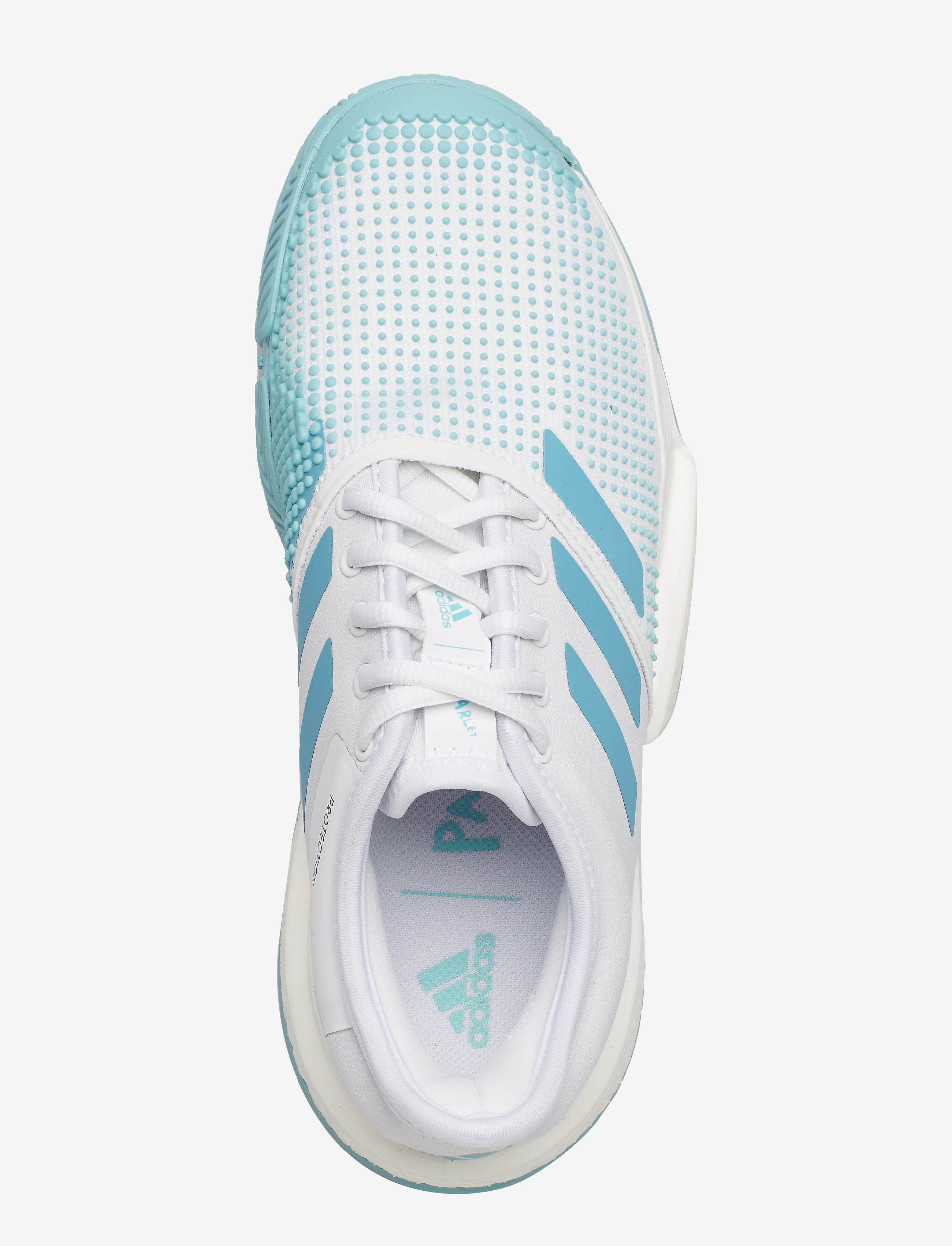 adidas Performance - SoleCourt Boost W x Parley - white/vapblu/bluspi - 5