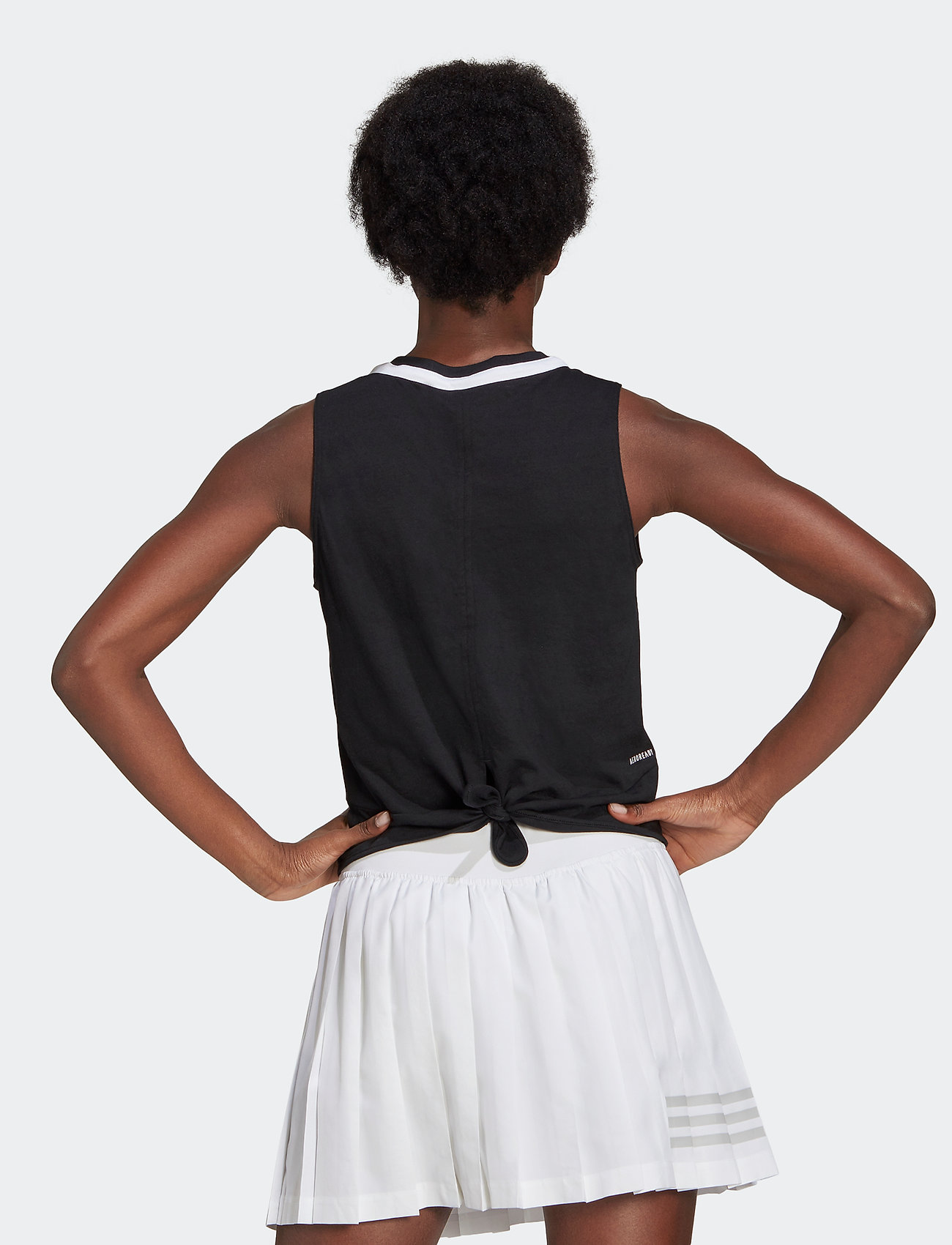 adidas Tennis - Club Knotted Tennis Tank Top - black - 3