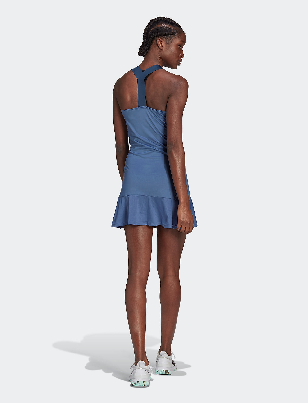 adidas Tennis - Tennis Y-Dress - blue - 5