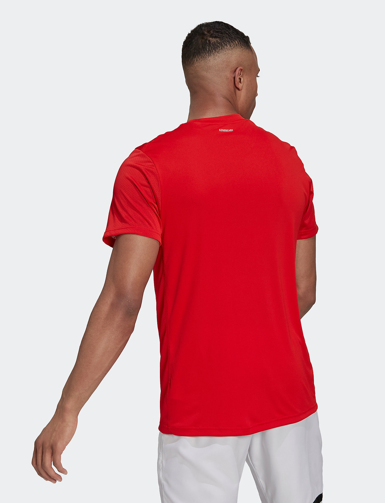 adidas Tennis - CLUB 3-STRIPE T-SHIRT - 000/red - 3
