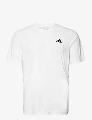 adidas Performance - CLUB TEE - short-sleeved t-shirts - white - 0