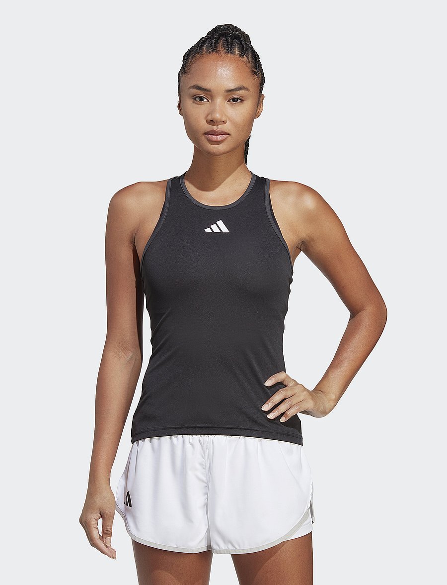 adidas Performance - CLUB TANK - 000/black - 0
