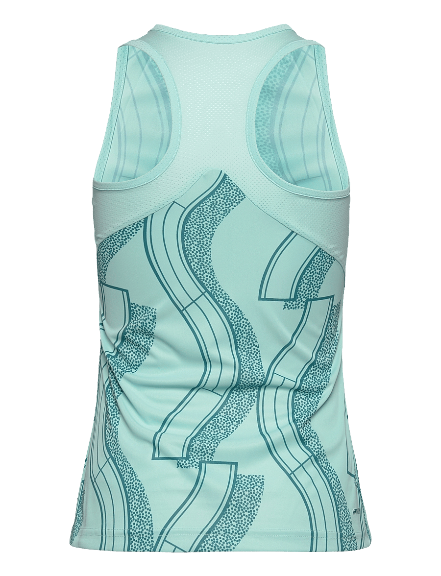adidas Tennis - CLUB GRAPHIC TANK - 000/blue - 1