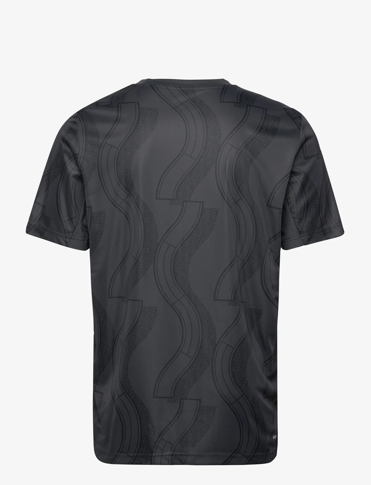 adidas Performance - CLUB GRAPHIC TEE - short-sleeved t-shirts - 000/black - 1