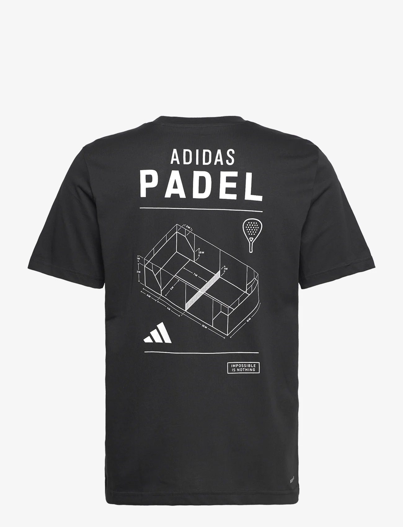 adidas Performance - PADEL GRAPHIC TEE - najniższe ceny - 000/black - 1