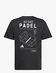 adidas Performance - PADEL GRAPHIC TEE - oberteile & t-shirts - 000/black - 1