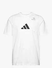 adidas Performance - TENNIS GRAPHIC TEE - short-sleeved t-shirts - 000/white - 0