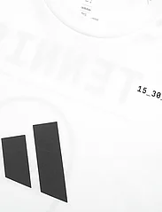 adidas Performance - TENNIS GRAPHIC TEE - short-sleeved t-shirts - 000/white - 2