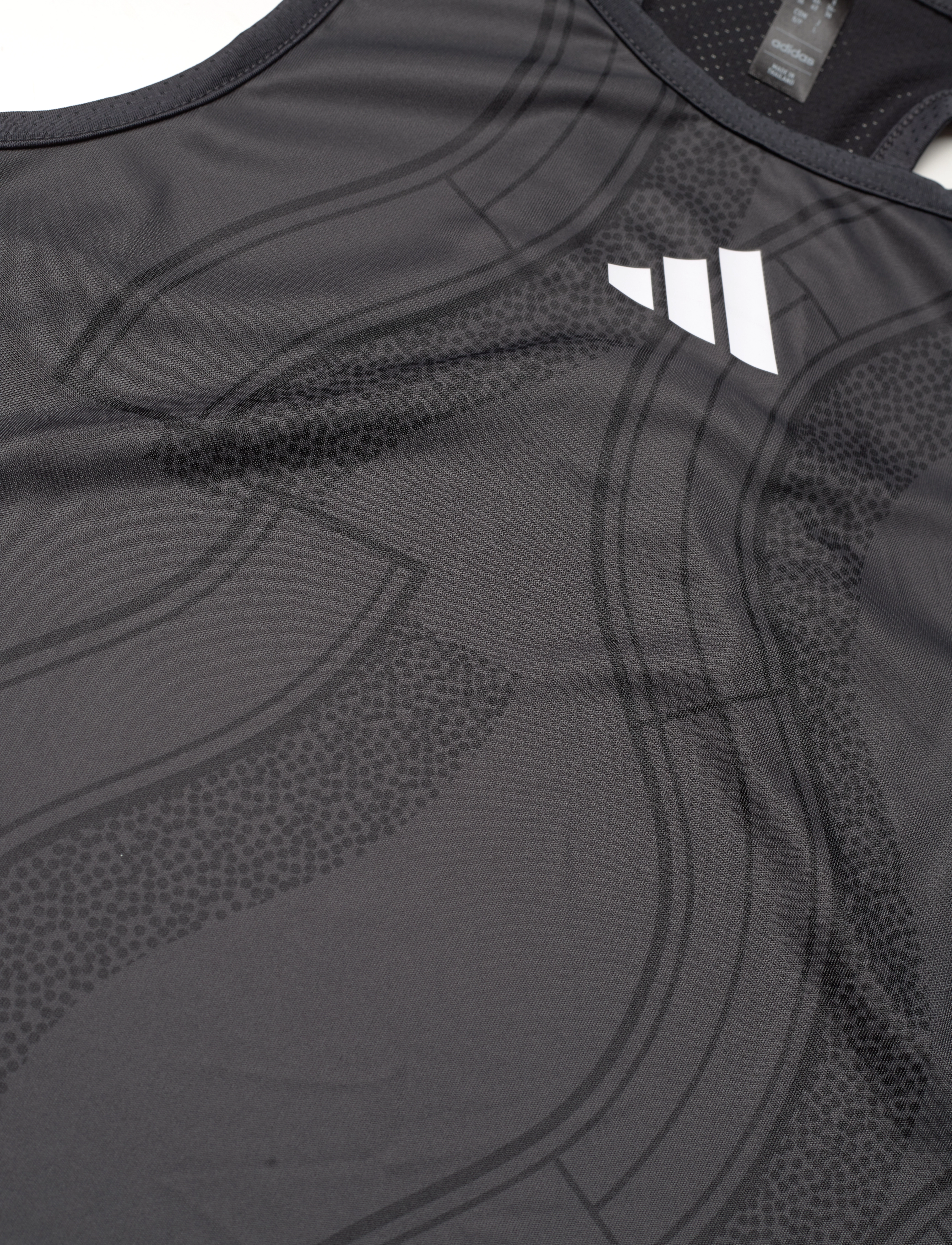 adidas Tennis - CLUB GRAPHIC TANK - 000/black - 2