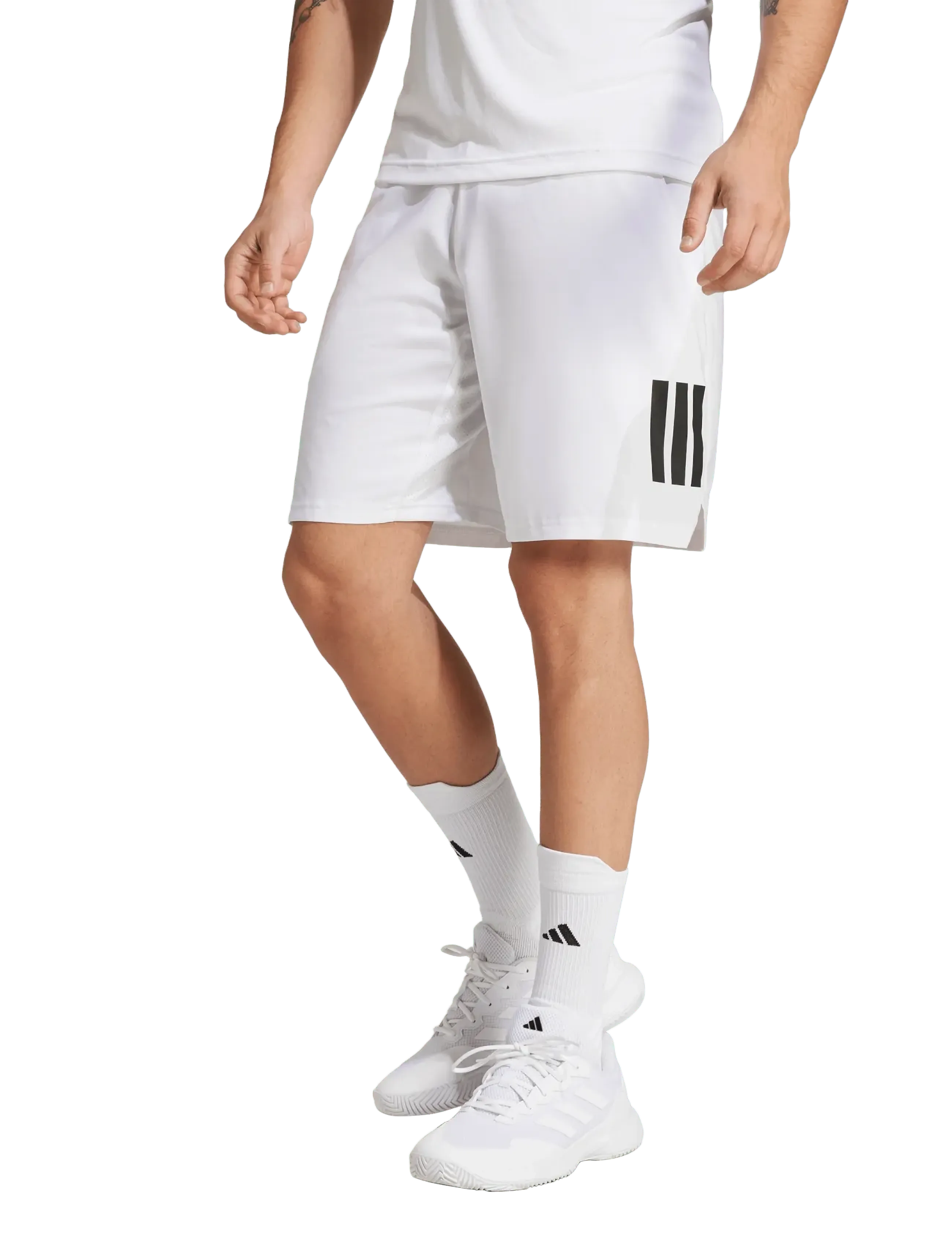 adidas Tennis - CLUB 3-STRIPE SHORTS - lühikesed treeningpüksid - 000/white - 3