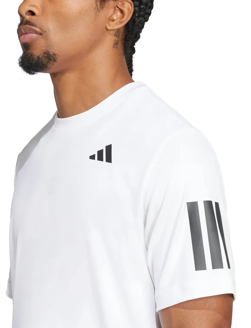 adidas Tennis - CLUB 3-STRIPE TEE - t-shirts - 000/white - 5