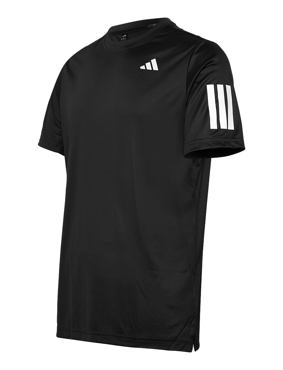 adidas Tennis - CLUB 3-STRIPE TEE - t-shirts - 000/black - 3
