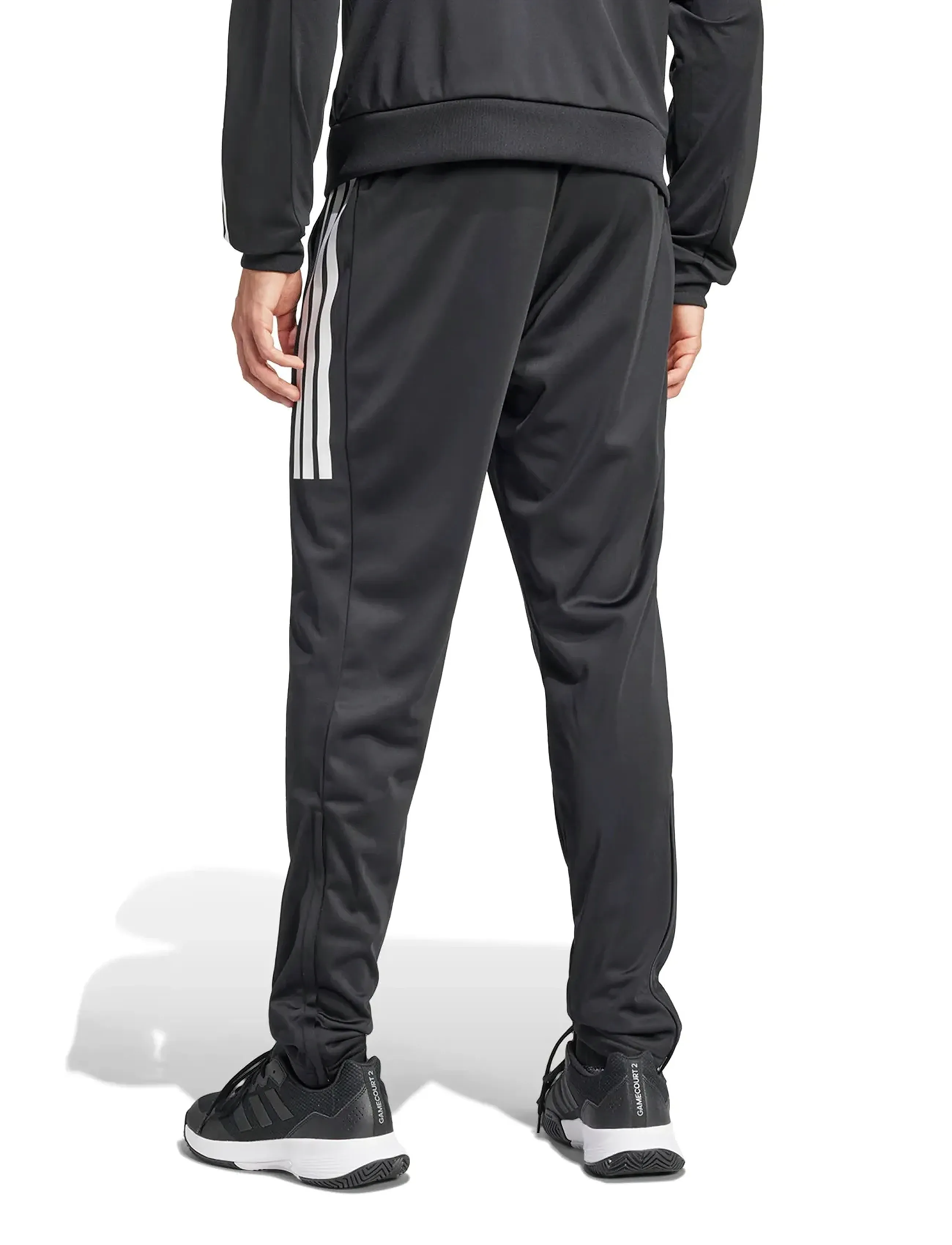 adidas Tennis - 3-STRIPE KNITTED PANTS - 000/black - 2