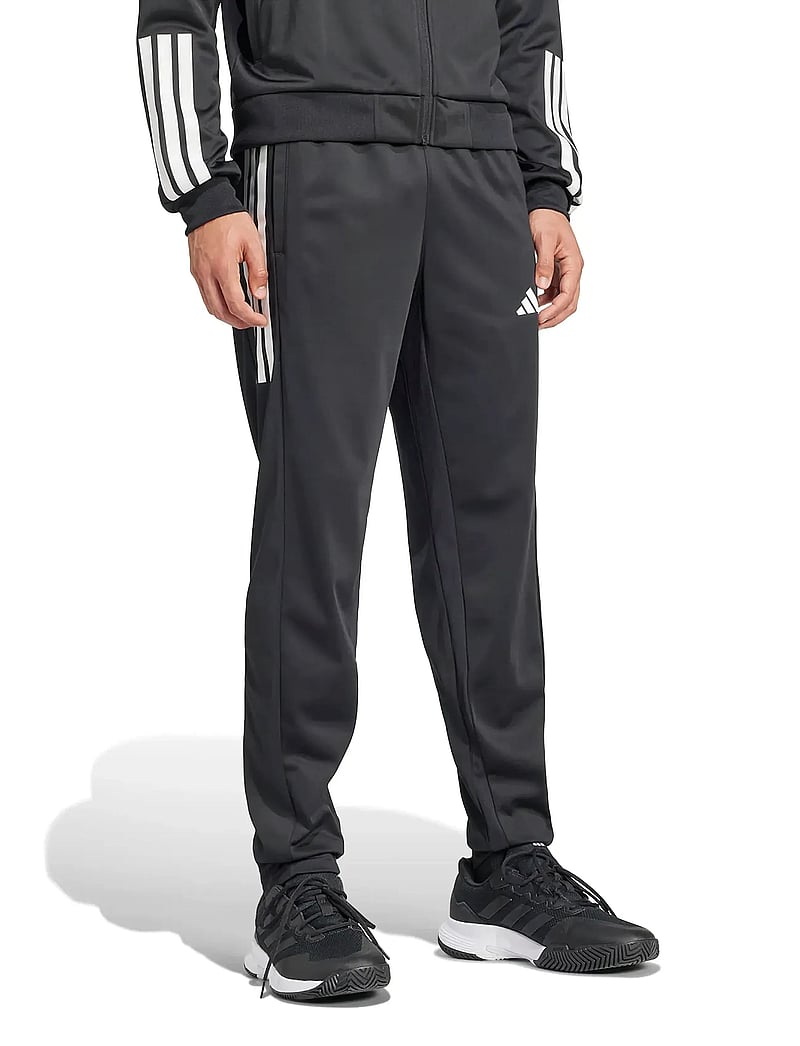 adidas Tennis - 3-STRIPE KNITTED PANTS - hosen - 000/black - 3