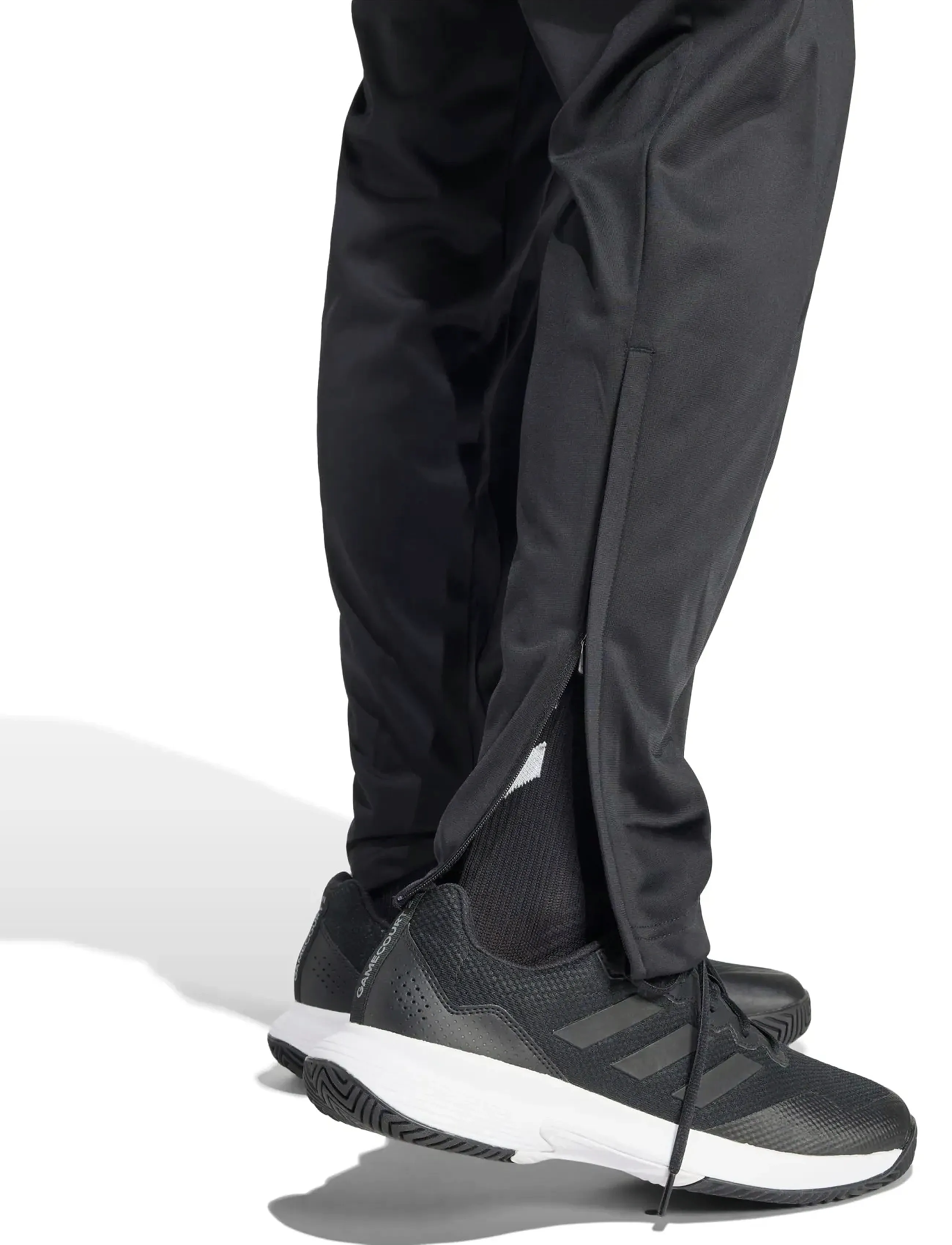 adidas Tennis - 3-STRIPE KNITTED PANTS - 000/black - 4