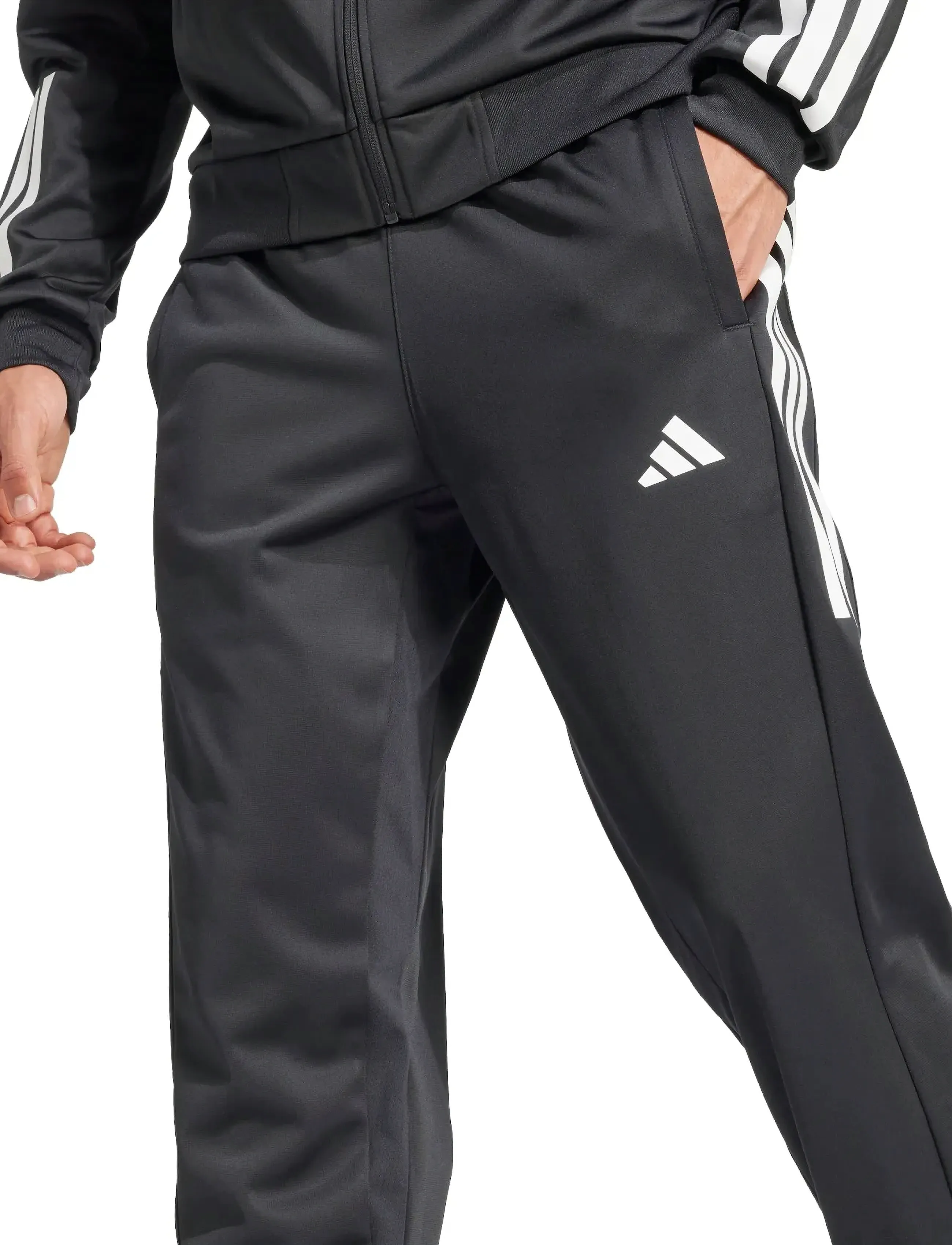adidas Tennis - 3-STRIPE KNITTED PANTS - 000/black - 5