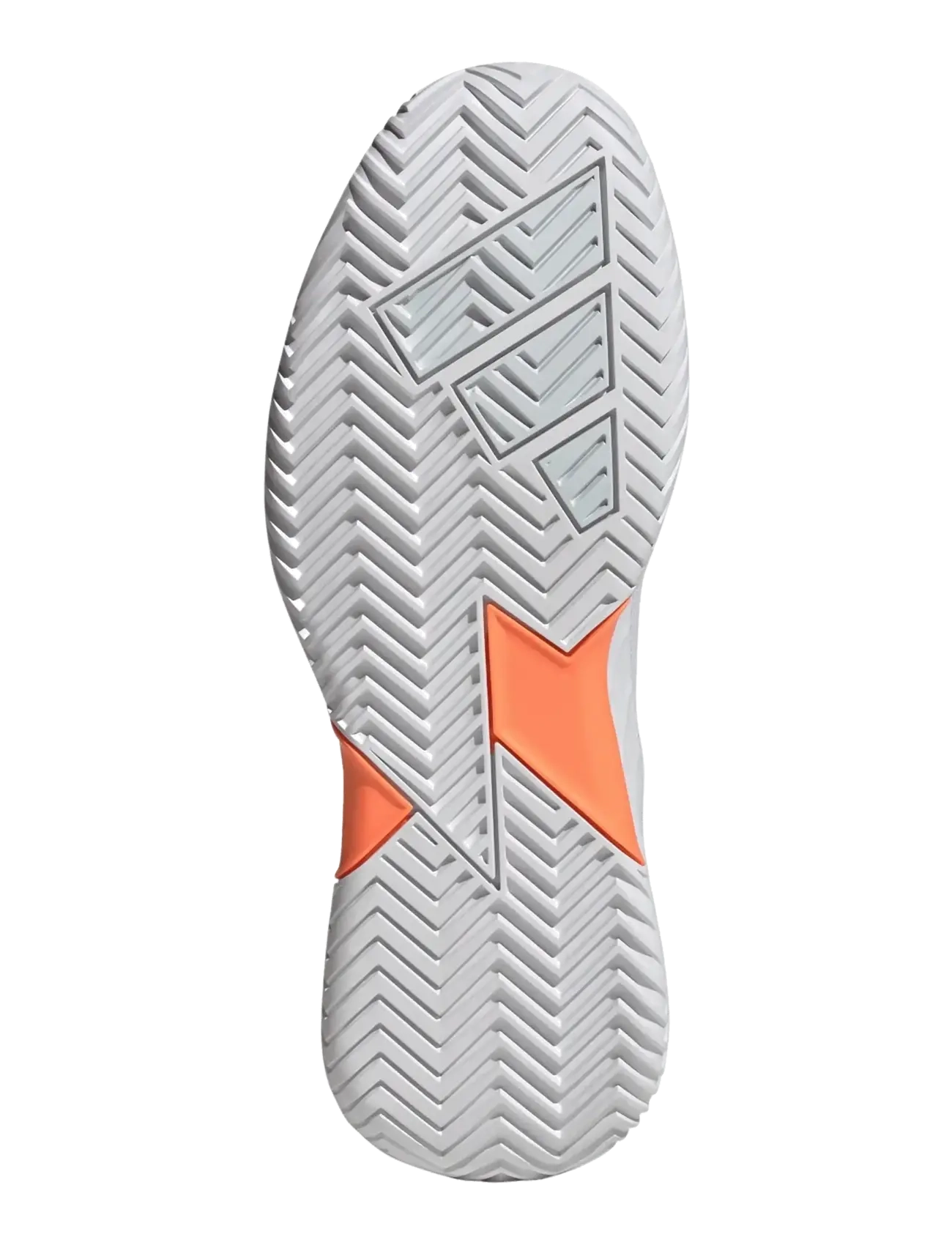 adidas Tennis - DEFIANT SPEED W - tennis shoes - 000/white/orange - 5
